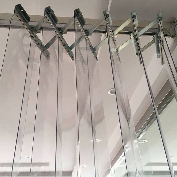 SLID RAIL FOR PVC STRIP CURTAIN