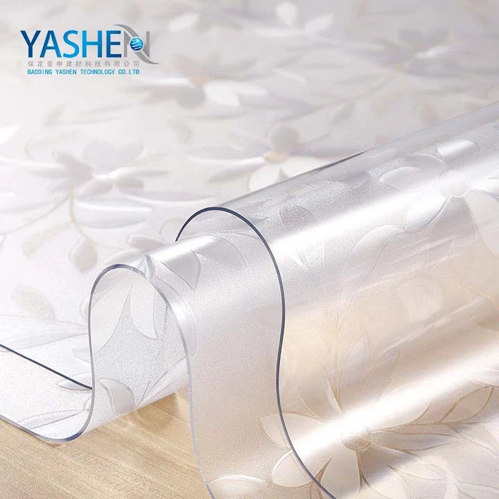Stamped PVC Soft Tablecloth