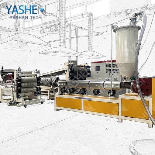 Cost-Effective PVC Strip Curtain Extrusion Machine