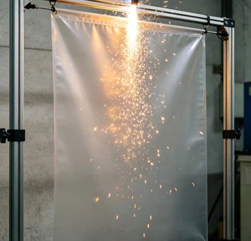 Flexible Anti-arc PVC Screen for welding Flexible Anti-arc PVC Screen for welding