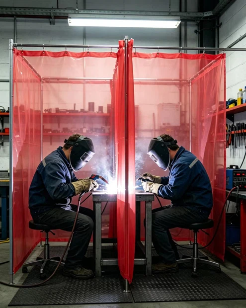 Anti-arc PVC Screen flexible welding curtain Anti-arc PVC Screen flexible welding curtain