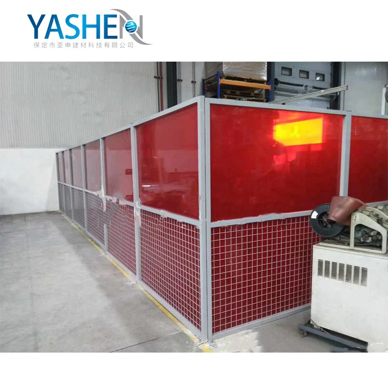 Workshop anti-arc flexible PVC screen Workshop anti-arc flexible PVC screen